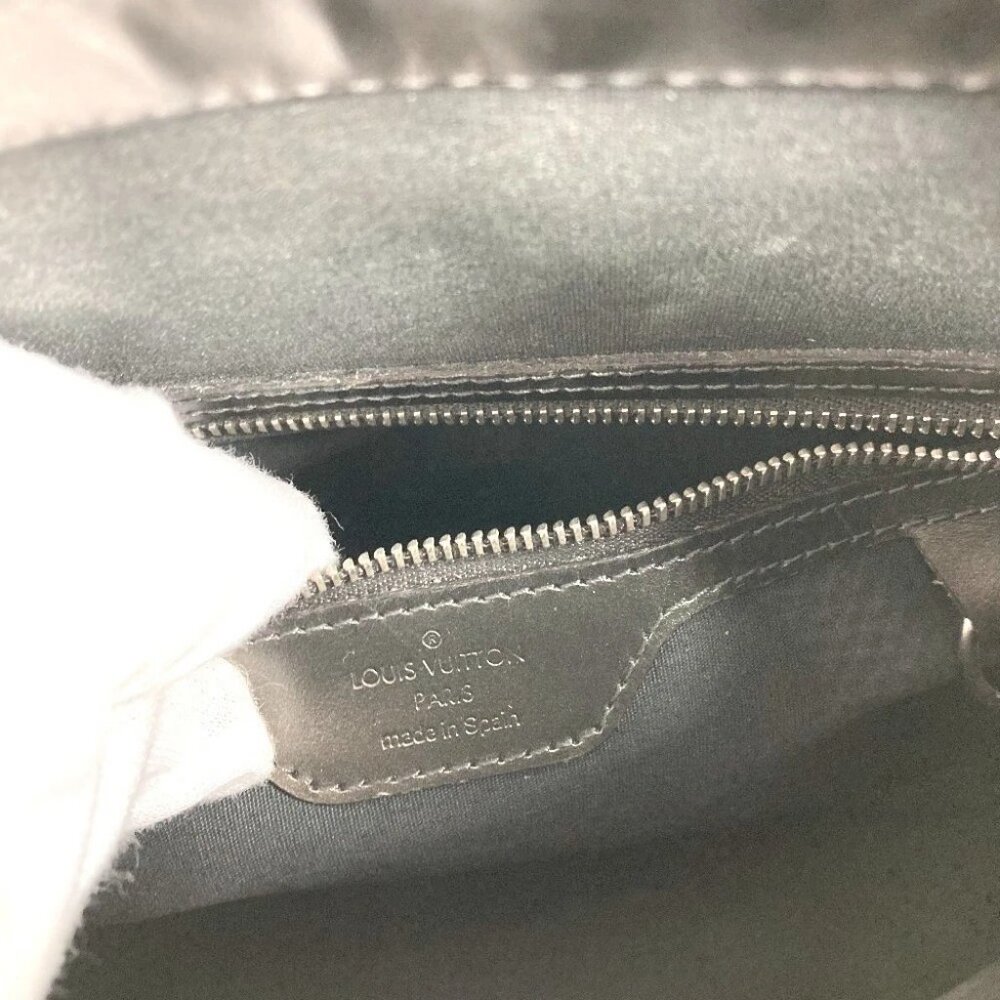 LOUIS VUITTON M55112 Stockton Tote Bag Shoulder Bag Monogram matte leather Black - Picture 14 of 15